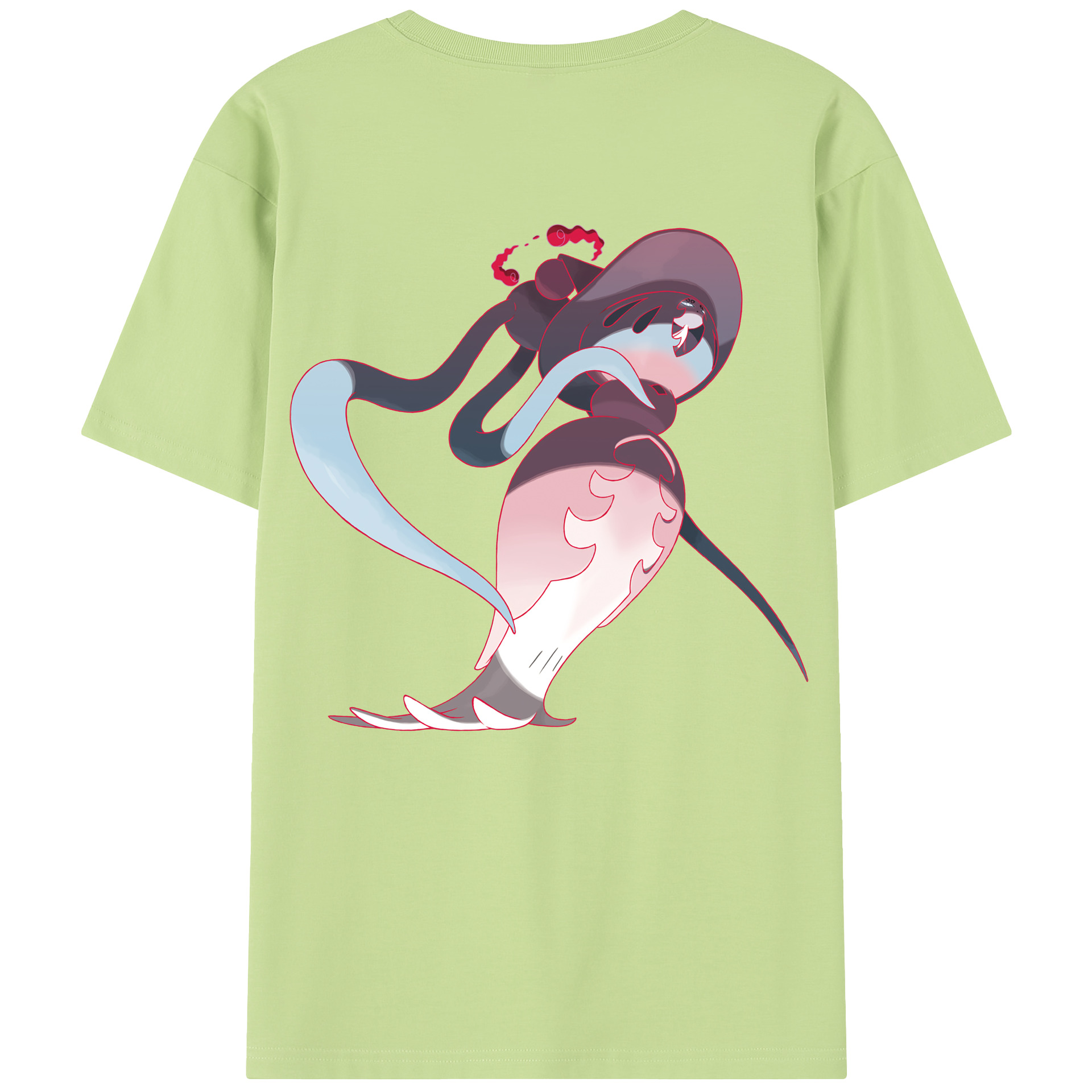 （画像用） ポケットモンスター Pokémon 綿100％半袖Tシャツ（背面プリント）